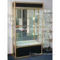 Lockable storage cabinets with glass door, Lockable display cabinets with LED light